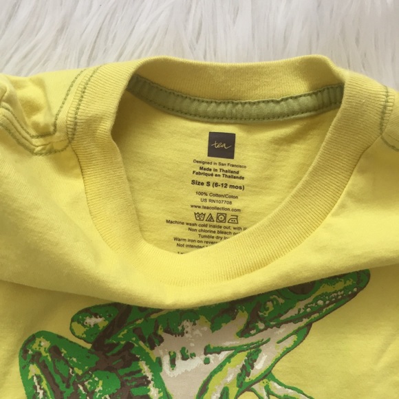 NWT Tea Collection Frog Tee - Picture 3 of 7